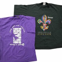 古着卸 まとめ売り ～90s　オールド カラーmix プリント 半袖Tシャツ 10枚セット (メンズ XL ) シングルステッチ TS4 MR7270 1円スタート_画像2