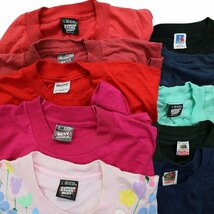 古着卸 まとめ売り ～90s　オールド カラーmix プリント 半袖Tシャツ 10枚セット (メンズ L ) シングルステッチ TS4 MR7273 1円スタート_画像6