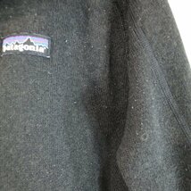 SALE///// Patagonia パタゴニア ベターセーター ハーフジップフリースベストジャケット アウトドア 防寒 黒 ( メンズ L ) M5864_画像6