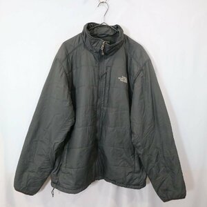 SALE///// 00年代 THE NORTH FACE ノースフェイス 中綿ナイロンジャケット アウトドア 防寒 キャンプ グレー ( メンズ XL ) M5676