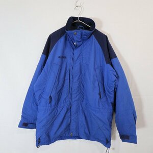 SALE///// Columbia コロンビア ナイロンジャケット アウトドア キャンプ 防寒 ウィンターウェア ブルー ( メンズ M ) M6250