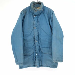 SALE///// 70-80年代 USA製 THE NORTH FACE ノースフェイス ダウンジャケット アウトドア 防寒 茶タグ ブルー ( メンズ M ) M4633