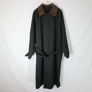 SALE///// 80年代 LONDON FOG ロンドンフォグ ステンカラーコート アウター 防寒 フォーマル ブラック ( メンズ 42REG ) M6119