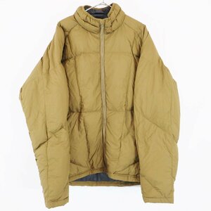 SALE///// REI ダウンジャケット アウトドア キャンプ 登山 防寒 スキー スノボ ウィンターウェア カーキ ( メンズ L ) M7801