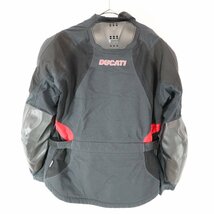 DUCATI レーシングジャケット バイク モーターサイクル バイカー バイク 走行用 ブラック ( メンズ 52 ) 中古 古着 M6562_画像2