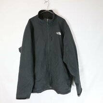 THE NORTH FACE ノースフェイス ソフトシェルジャケット アウトドア 防寒 アウター キャンプ ブラック ( メンズ XXL ) 中古 古着 M6501_画像1