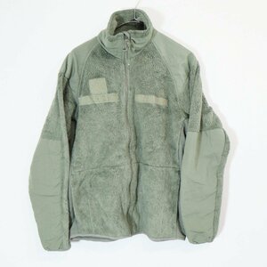 民間品 ECWCS GEN3 LEVEL3 フリースジャケット アメリカ軍 戦闘服 アウター 空軍 海軍 陸軍 カーキ ( メンズ Ｌ相当 ) 中古 古着 M6540