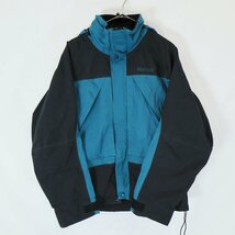 SALE///// Marmot マーモット GORE-TEX ナイロンジャケット アウトドア キャンプ 登山 防寒 ブラック×ブルー ( メンズ S ) M7252_画像1