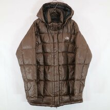 SALE///// THE NORTH FACE ノースフェイス 600フィルパワー ダウンジャケット アウトドア 防寒 ブラウン ( レディース L ) M7185_画像1