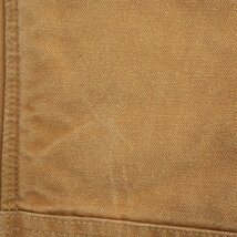 SALE///// 80年代 USA製 Carhartt カーハート オーバーオール ワークウェア 作業着 DIY ダック生地 ブラウン ( メンズ 36×32 ) M6966_画像6