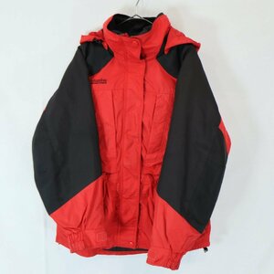 SALE///// Columbia コロンビア DOUBLE WHAMMY マウンテンパーカー ナイロンジャケット アウトドア 赤×黒 ( レディース M ) M7081