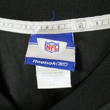 SALE///// Reebok リーボック NFL ニューオーリンズ・セインツ 半袖 ゲームシャツ プロチーム アメフト ブラック ( メンズ L ) N0289_画像7
