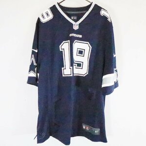 SALE///// NIKE ナイキ NFL ダラス・カウボーイズ 半袖 ゲームシャツ プロチーム アメフト スポーツ ネイビー ( メンズ XL ) N0301