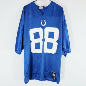 SALE///// Reebok リーボック NFL インディアナポリス・コルツ 半袖 ゲームシャツ プロチーム アメフト ブルー ( メンズ M ) N0326