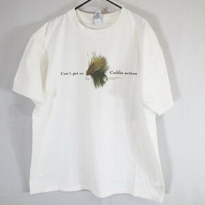 SALE///// 00ｓ Columbia コロンビア グラフィック 半袖 プリント Tシャツ アウトドア 英文字 ホワイト ( メンズ XL ) N0432