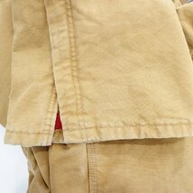 SALE///// Carhartt カーハート オーバーオール ワークウェア ダック生地 作業着 日曜大工 キャメル ( メンズ 47×28相当 ) N0938_画像9