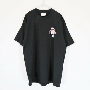 SALE///// 90s レーシング 半袖 プリントTシャツ サーキット 大判 車 大きいサイズ ブラック ( メンズ XL ) N1085