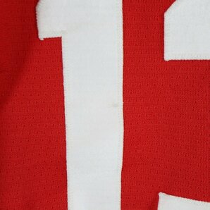 SALE///// カナダ製 NHL シカゴブラックホークス ゲームシャツ ユニフォーム プロチーム アイスホッケー レッド ( メンズ S ) N1209の画像3