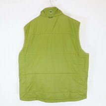 SALE///// Eddie Bauer エディーバウアー プリマロフト 中綿ナイロンベスト アウトドア キャンプ 登山 グリーン ( メンズ L ) N1613_画像2