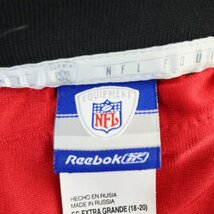 SALE///// Reebok リーボック NFL アトランタ・ファルコンズ ゲームシャツ プロチーム キースブルッキング レッド ( メンズ XL ) N1623_画像7