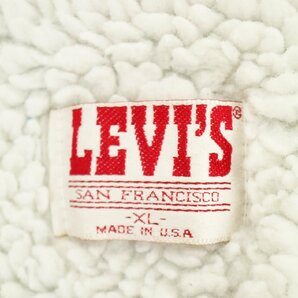 SALE///// 90s USA製 Levi's リーバイス デニムジャケット アメカジ 裏地ボア ライトブルー ( メンズ XL ) N1763の画像10
