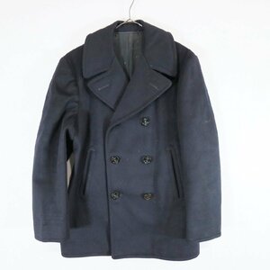 SALE///// 60s 米軍 実物 US.NAVY ピーコート ポケット裏コーデュロイ ミリタリー アメリカ軍 海軍 ネイビー ( メンズ 38 ) N1724