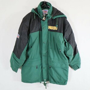 SALE///// STARTER スターター NFL グリーンベイパッカーズ ダウン ジャケット プロチーム アメフト グリーン ( メンズ S ) N2109