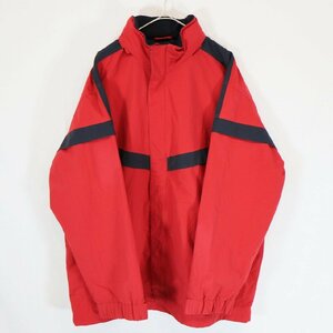 SALE///// CHAPS チャップス ナイロンジャケット ラルフローレン アウトドア キャンプ 登山 アウター レッド ( メンズ XL ) N1853