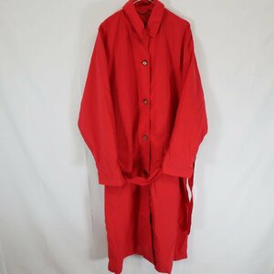 SALE///// 90s ORVIS オービス ナイロン トレンチコート ロング丈 アウター ピンク ( レディース XL ) N1823