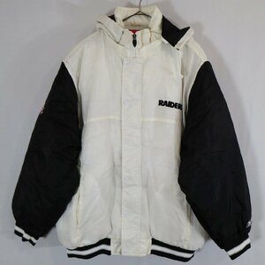 SALE///// Reebok Reebok NFLlas Vegas * Raider s cotton inside jacket Pro team american football white ( men's L ) N2110