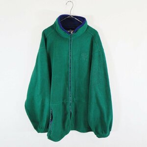 SALE///// 90s EBTEK Eddie Bauer エディーバウアー フリースジャケット アウトドア キャンプ 登山 グリーン ( メンズ XL ) N1895