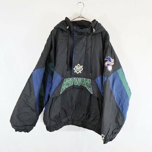 SALE///// STARTER スターター MLB ミルウォーキー・ブルワーズ 中綿ジャケット 野球 プロチーム ブラック ( メンズ XXL ) Ｎ1944