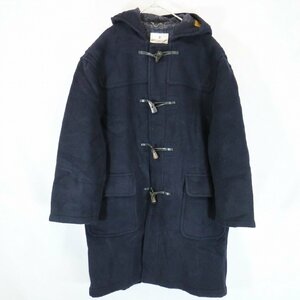 SALE///// イングランド製 Tibbett MONTGOMERY モンゴメリー ダッフルコート ロング丈 アウター ブラック ( メンズ L ) N2075