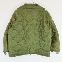 SALE///// 90s 米軍 実物 US.ARMY M65 キルティング ライナージャケット ミリタリー アメリカ軍 軍服 オリーブ ( メンズ L ) N2650_画像2