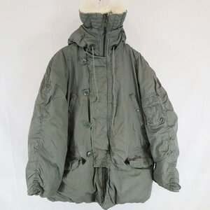 SALE///// 80s 米軍 実物 US.AIR FORCE N-3B フライトジャケット ミリタリー アメリカ軍 軍服 空軍 オリーブ ( メンズ M ) N2538