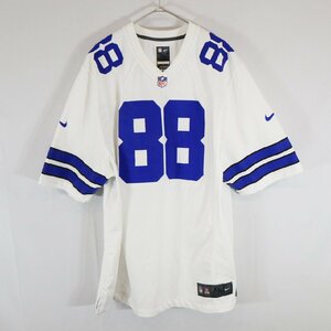 SALE///// NIKE ナイキ NFL ゲームシャツ スポーツ アメフト スポブラ ユニフォーム プロチーム ホワイト ( メンズ XL ) N2582