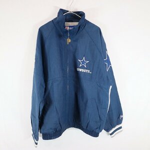 SALE///// PRO LAYER NFL ダラスカウボーイズ スタジアムジャンバー スタジャン ジャケット アメフト ネイビー ( メンズ L ) N2225