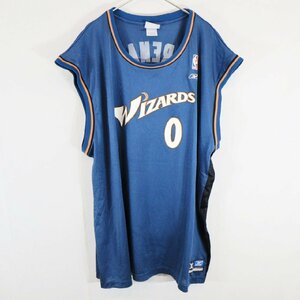 SALE///// Reebok リーボック NBA ワシントン ウィザーズ スポーツ バスケ プロチーム ユニフォーム ブルー ( メンズ 4XL ) N2586