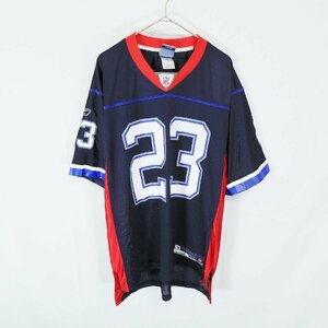 SALE///// Reebok リーボック NFL バッファロービルズ ゲームシャツ プロチーム アメフト スポーツ ネイビー ( メンズ M ) N2784