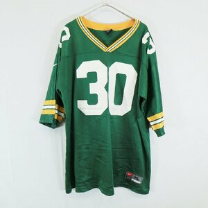 SALE///// NIKE ナイキ NFL グリーンベイ・パッカーズ 半袖 ゲームシャツ プロチーム アメフト スポーツ グリーン ( メンズ XL ) N2899