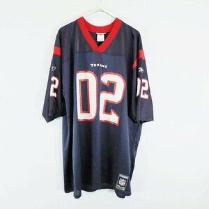 SALE///// Reebok リーボック NFL ヒューストン・テキサンズ 半袖 ゲームシャツ プロチーム アメフト ネイビー ( メンズ XL ) N2903
