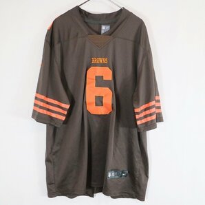 SALE///// NIKE ナイキ NFL クリーブランド・ブラウンズ 半袖 ゲームシャツ プロチーム アメフト ブラウン ( メンズ XXL ) N2974の画像1