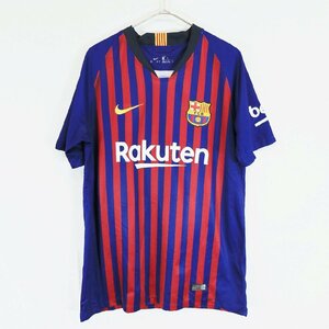 SALE///// NIKE ナイキ FC バルセロナ ゲームシャツ サッカー スポーツ プロチーム ユニフォーム ブルー ( メンズ M ) N2916