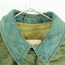 SALE///// 80s 米軍実物 US.NAVY deck jacket デッキジャケット ミリタリー アメリカ軍 軍服 オリーブ ( メンズ M ) N3049_画像3