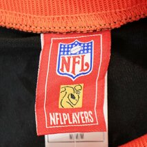 SALE///// デッドストック Reebok リーボック NFL ベンガルズ 半袖 ゲームシャツ プロチーム アメフト ブラック ( メンズ M ) N2907_画像7