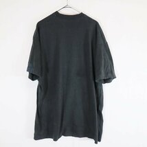 SALE///// 90s USA製 FRUIT OF THE LOOM 女性 人物 半袖 プリントTシャツ 美容室 ブラック ( メンズ XL ) N3297_画像2