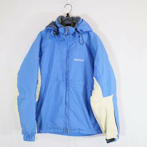 SALE///// 90s Marmot Marmot cotton inside jacket outdoor camp protection against cold outer blue ( men's L ) N3319