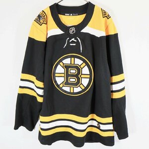 SALE///// adidas アディダス NHL ボストン・ブルーインズ ゲームシャツ アイスホッケー スポーツ ブラック ( メンズ 52 ) N3526