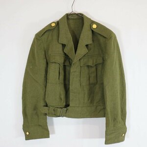 SALE///// 60s Norwegian MILITARY アイクジャケット ウール ジャケット ノルウェー軍 オリーブ ( メンズ Mサイズ相当 ) N3327