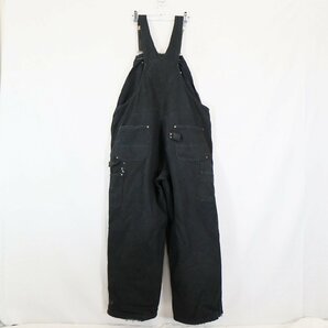 SALE///// Carhartt カーハート ダック地 オーバーオール ワークウェア 作業着 日曜大工 ブラック ( メンズ 44×30 ) N3675の画像2